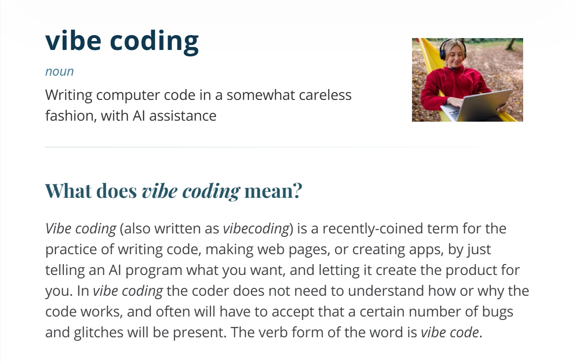 vibe coding definition